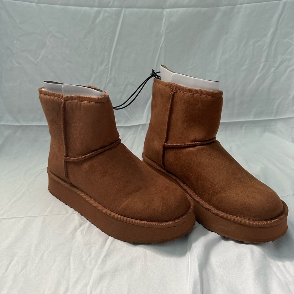 Az Ruthie Cognac Ankle Boots